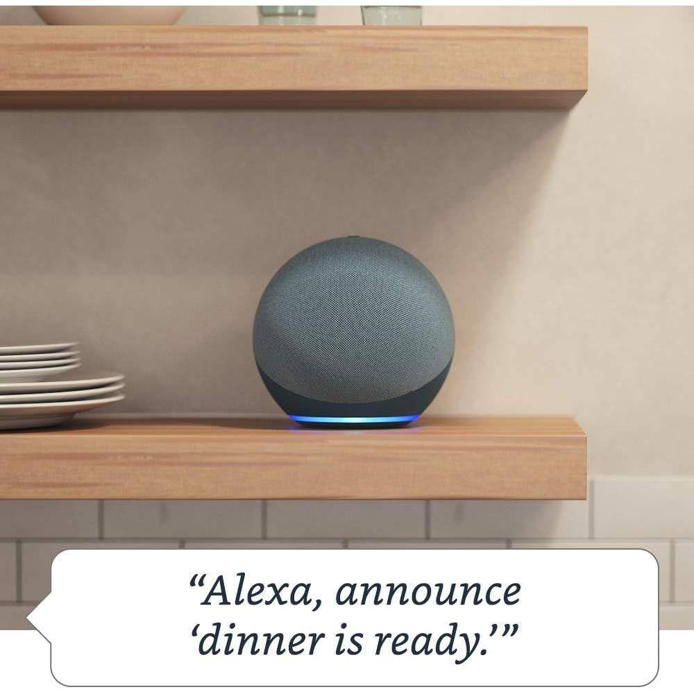 Echo Dot (5Th Gen) Smart Speaker with Alexa Charcoal